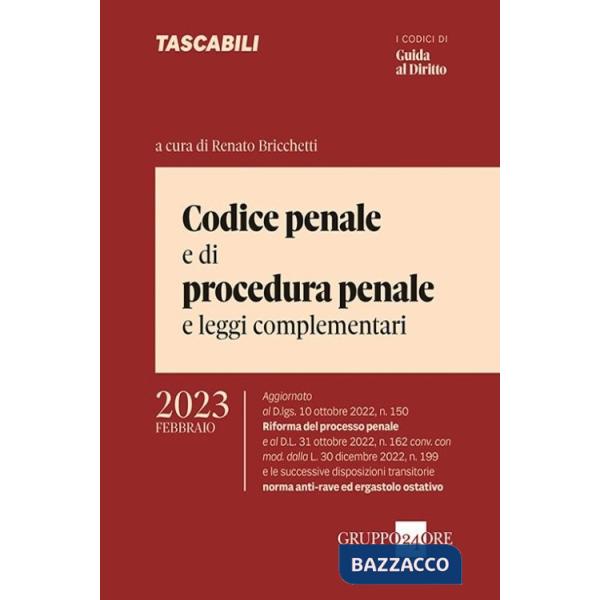 Codice penale e di procedura penale e leggi complementari