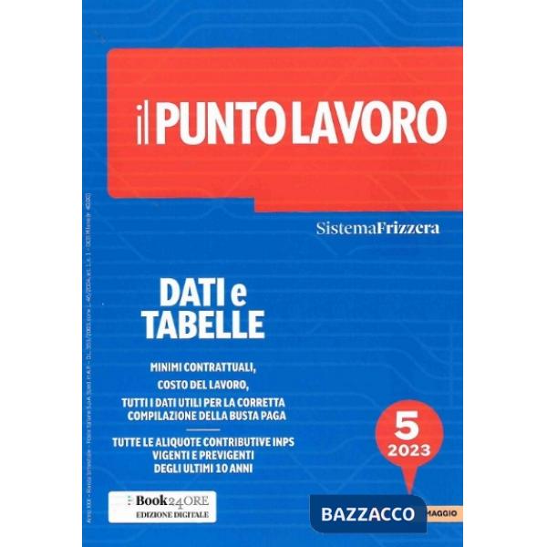 Il punto lavoro. Dati e tabelle 2023