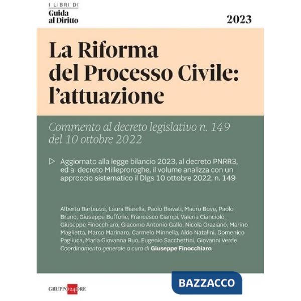 La riforma del processo civile 2023
