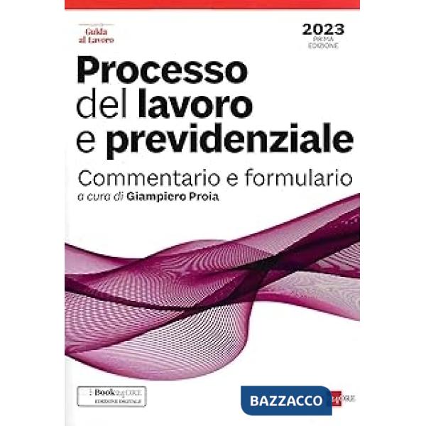 Processo del lavoro e previdenziale. Commentario e formulario