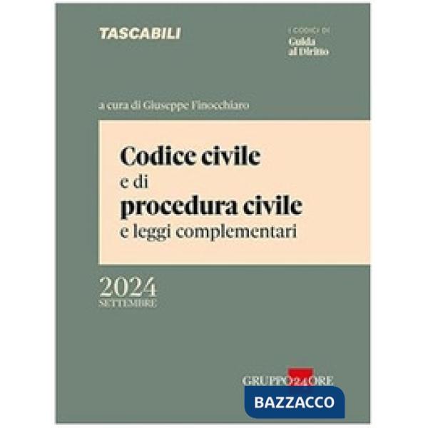 Codice civile e di procedura civile e leggi complementari