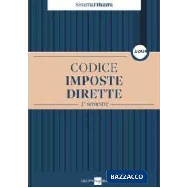 Codice fiscale Frizzera. Imposte dirette 2024