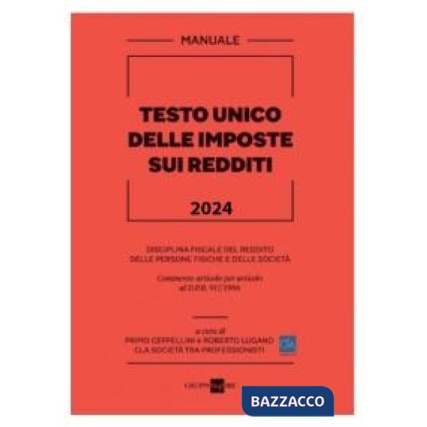 Manuale Testo Unico delle imposte sui redditi 2024