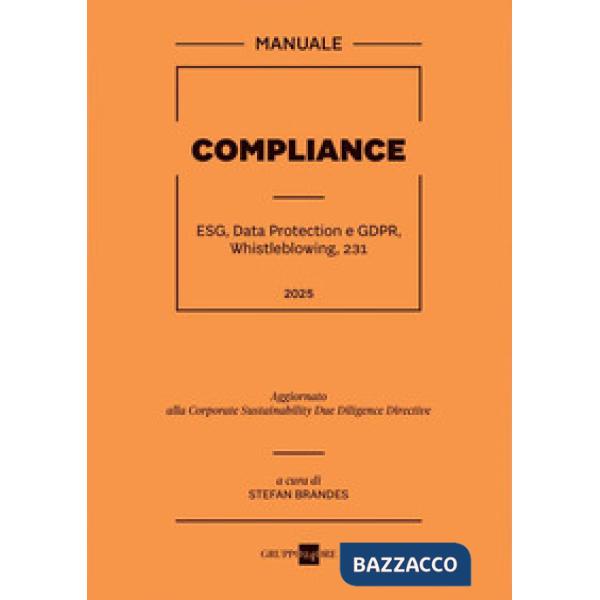 Compliance. ESG, Data Protection e GDPR, Whistleblowing, 231