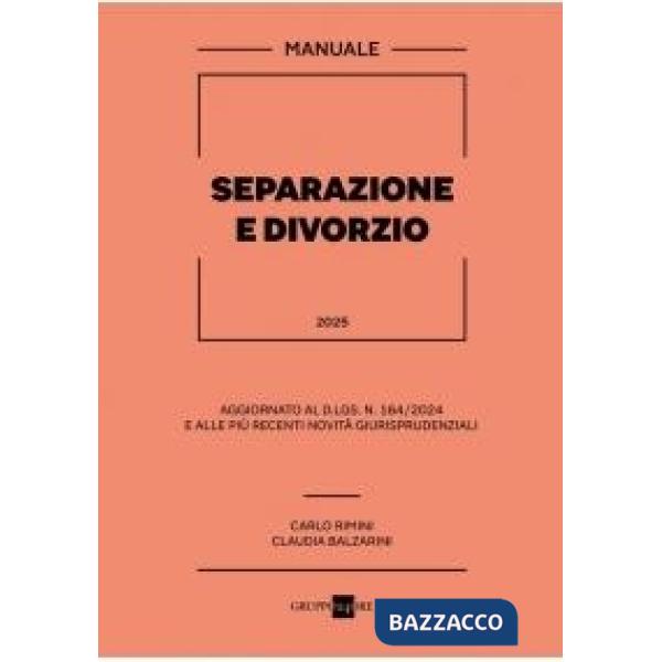Separazione e Divorzio