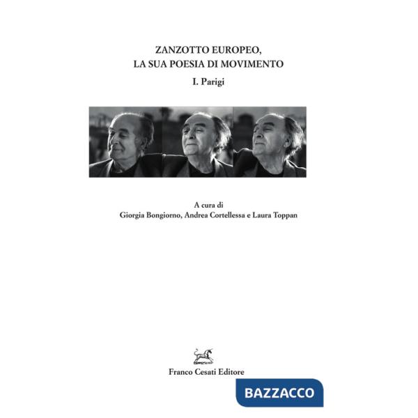 Zanzotto europeo, la sua poesia di movimento. Vol. 1: Parigi