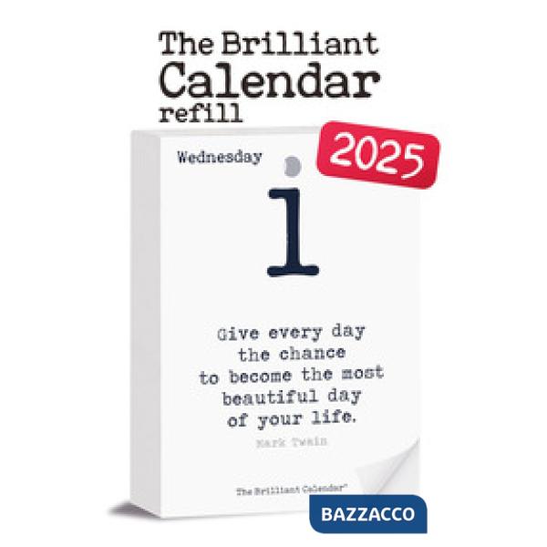 Brilliant calendar 2025 refill (The)