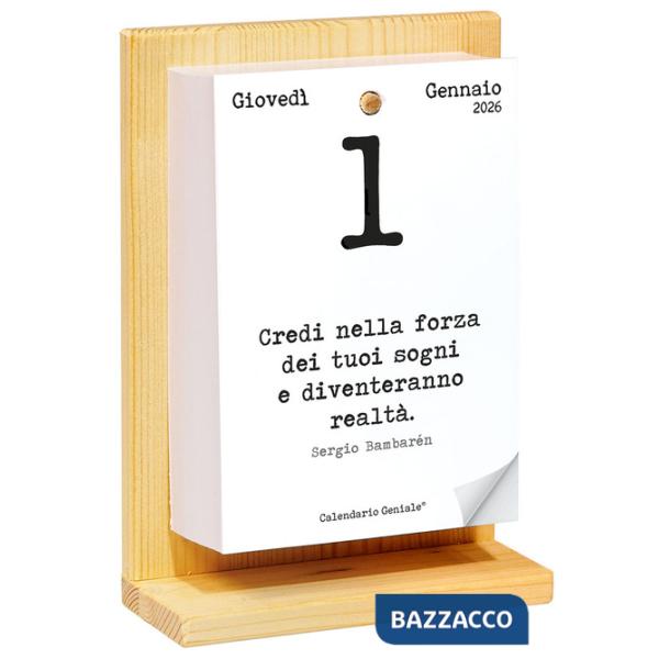 Calendario geniale 2026 con supporto