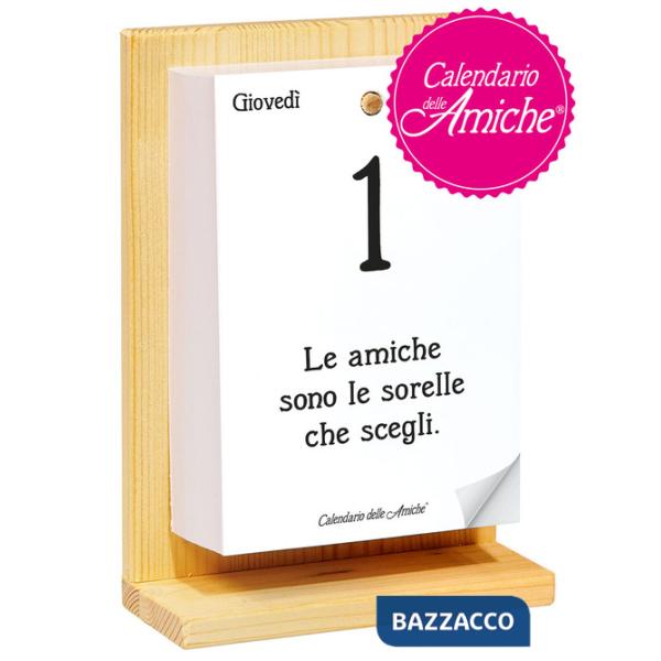 Calendario delle amiche 2026 con supporto