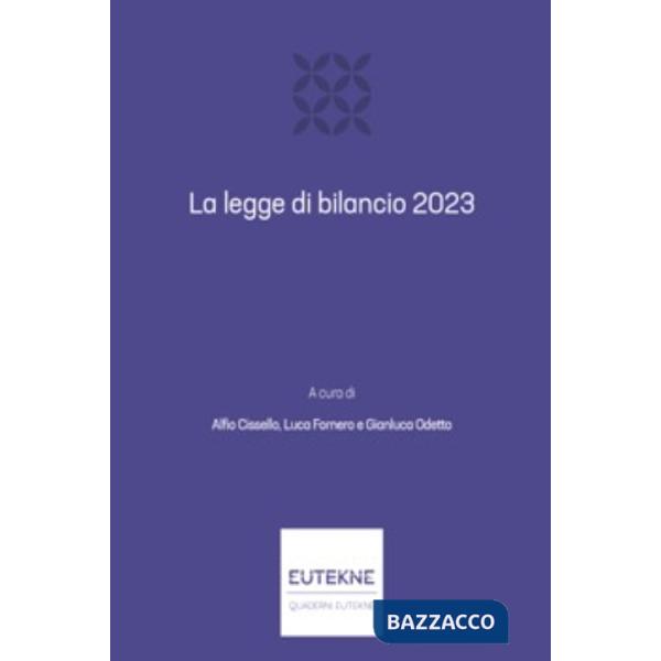 La legge di bilancio 2023