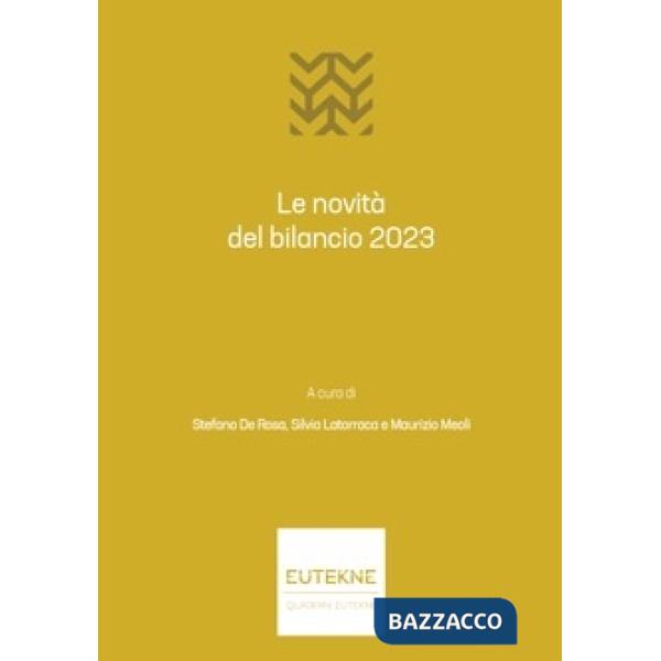 Le novità del bilancio 2023