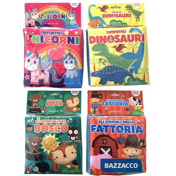 Animali del bosco-Fantastici unicorni-Gli animali della fattoria-Simpatici dinosauri. Carezze di stoffa. Ediz. a colori (Gli)