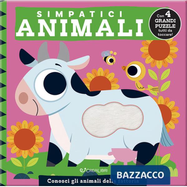 Simpatici animali. Accarezza puzzle. Ediz. a colori