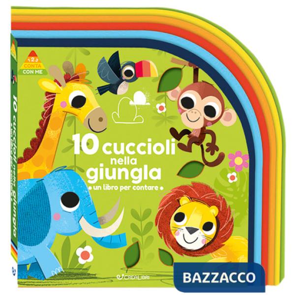 10 cuccioli nella giungla. Un libro per contare. 1 2 3 conta con me. Ediz. a colori