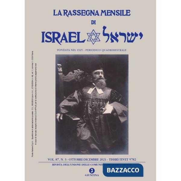 Rassegna mensile di Israel (La). Vol. 87/3