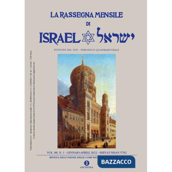 Rassegna mensile di Israel (La). Vol. 88