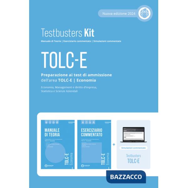 Testbusters Kit TOLC-E. Nuova ediz. Con Simulatore Testbusters