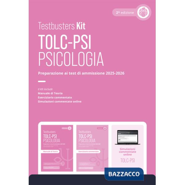 Testbusters TOLC-PSI 2025 - Kit. Con Simulatore Testbusters