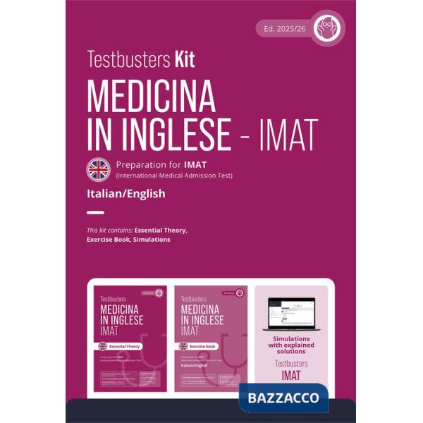 Testbusters. Test di medicina in inglese IMAT. Kit. Preparazione al test IMAT. Con simulazioni commentate