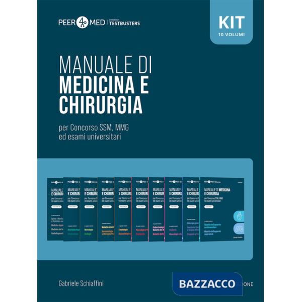 Peer4Med. Manuale di Medicina e Chirurgia SSM. Vol. 1-10