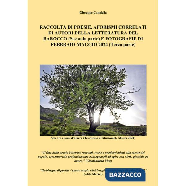 Raccolta di poesie con aforismi e fotografie