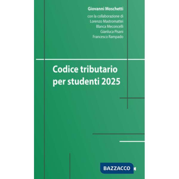 Codice tributario per studenti 2025