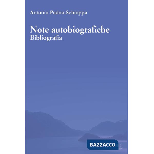 Note autobiografiche. Bibliografia