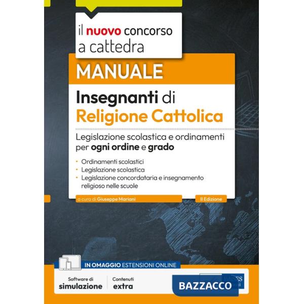 Concorso insegnanti di religione cattolica. Con espansione online. Con software di simulazione