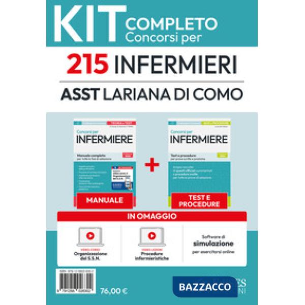 Concorso per 215 Infermieri ASST Lariana di Como. Con software di simulazione