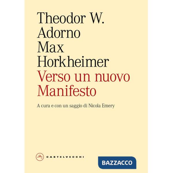 Verso un nuovo Manifesto