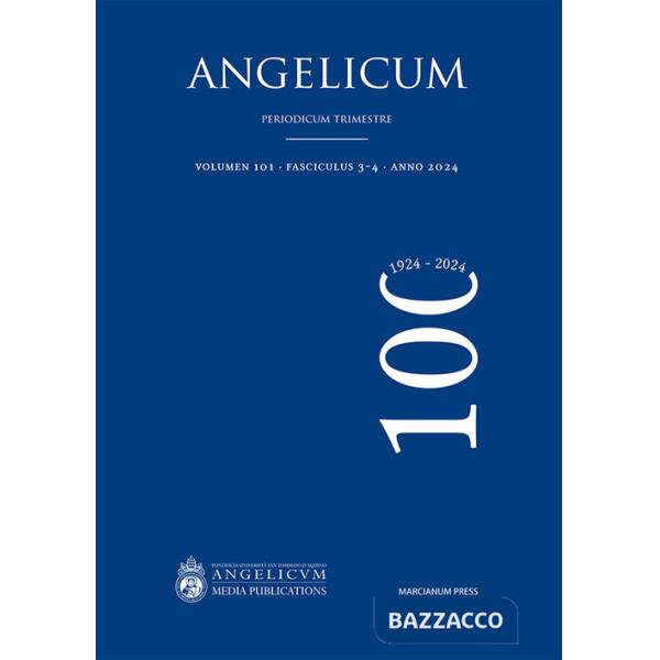 Angelicum (2024). Vol. 3-4