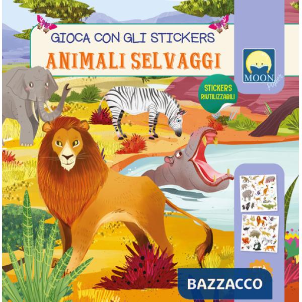 Animali selvaggi. Stickers. Ediz. a colori