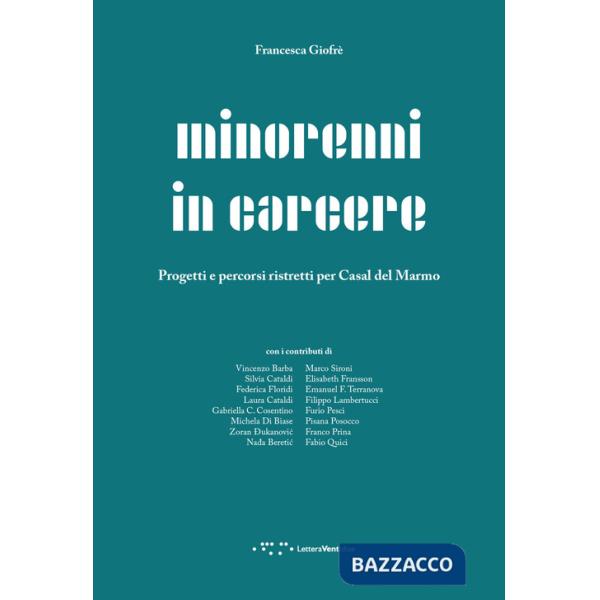 Minorenni in carcere. Progetti e percorsi ristretti per Casal del Marmo