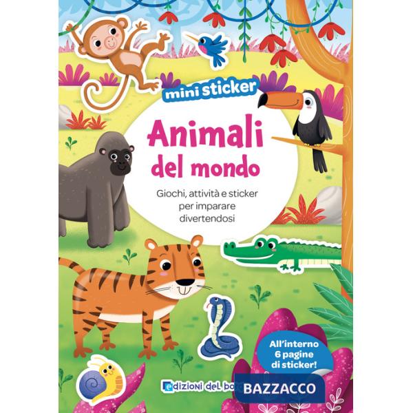 Animali del mondo. Mini sticker. Ediz. a colori