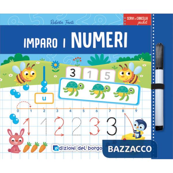 Imparo i numeri. Scrivi e cancella pocket