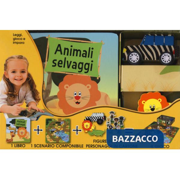 Mio piccolo libro degli animali selvaggi. Little village. Ediz. a colori. Con gadget. Con puzzle (Il)