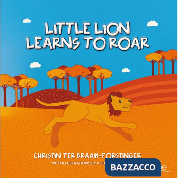 Little lion learns to roar