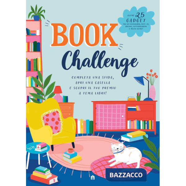 Book challenge. Completa una sfida, apri una casella e scopri il tuo premio a tema libri!