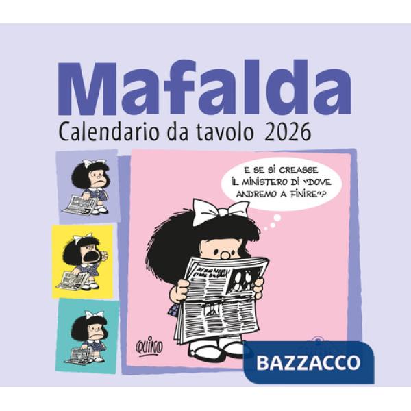 Mafalda. Calendario da tavolo 2026