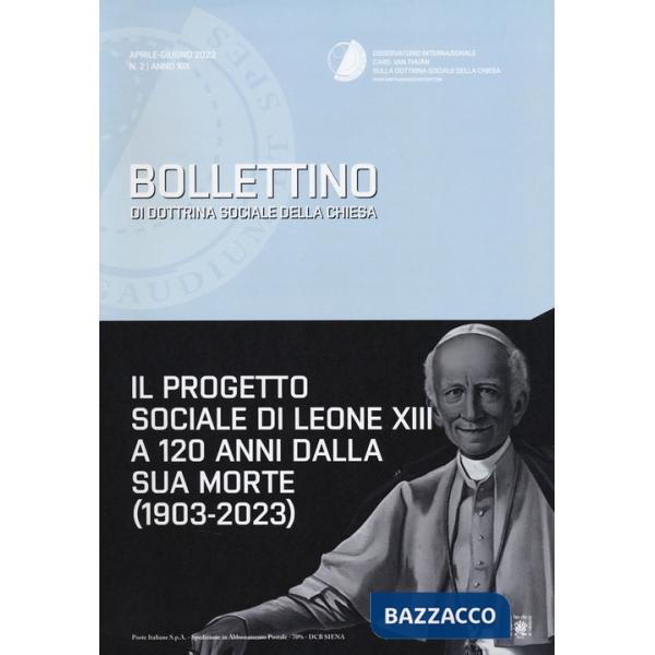 Bollettino di dottrina sociale della Chiesa (2023). Vol. 2
