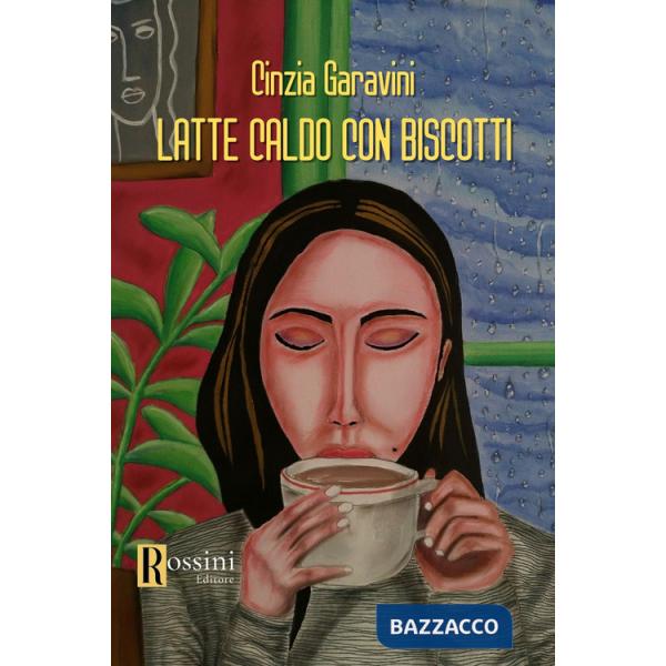 Latte caldo con biscotti