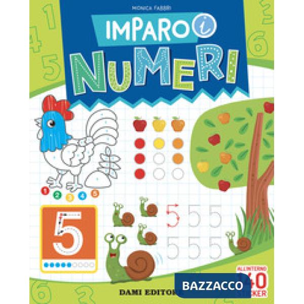 Imparo i numeri. Con adesivi. Ediz. a colori
