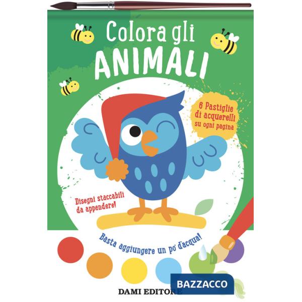 Colora gli animali. Colori magici. Ediz. illustrata. Con pennello