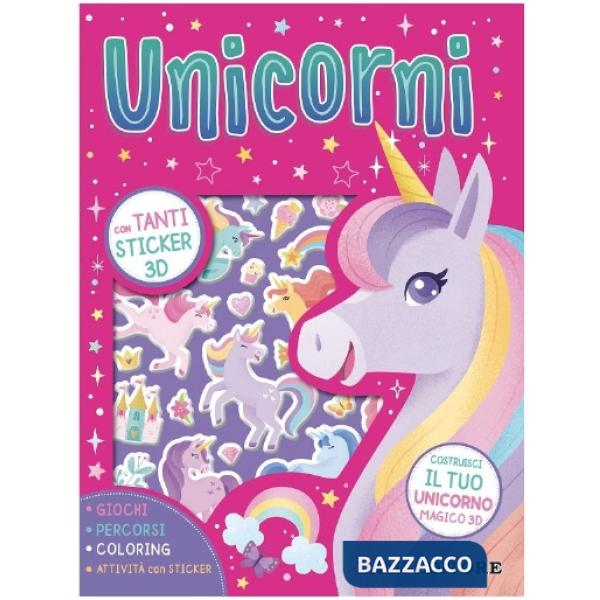 Unicorni. Ediz. a colori. Con unicorno 3D da costruire. Con Adesivi