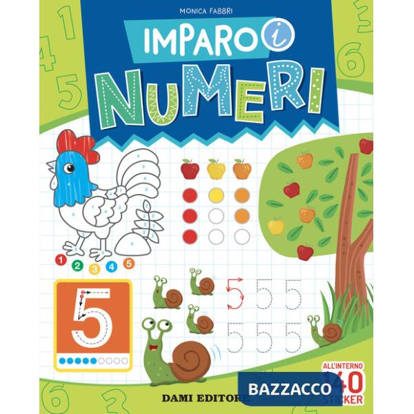 Imparo i numeri. Con adesivi. Ediz. a colori