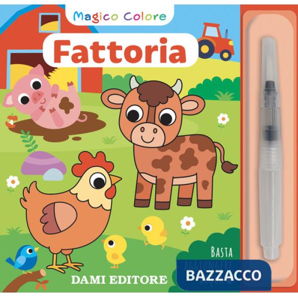 Fattoria. Magico colore. Con pennello ad acqua