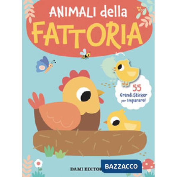 Animali della fattoria. Grandi sticker. Ediz. a colori
