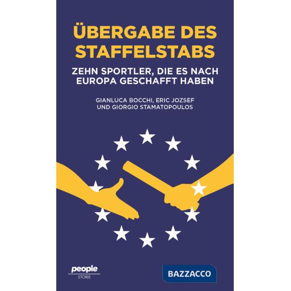 Ubergabe des staffelstabs. Zehn Sportler, die es nach Europa geschafft haben