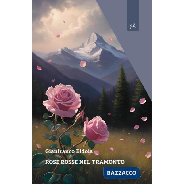 Rose rosse nel tramonto