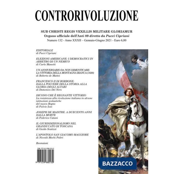 Controrivoluzione (2021). Vol. 132